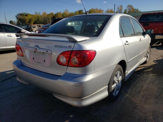 1NXBR32E56Z600292 - 2006 TOYOTA COROLLA CE SILVER photo 4