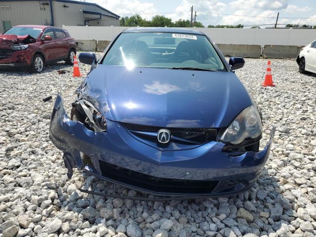 JH4DC54864S007095 - 2004 ACURA RSX BLUE photo 5