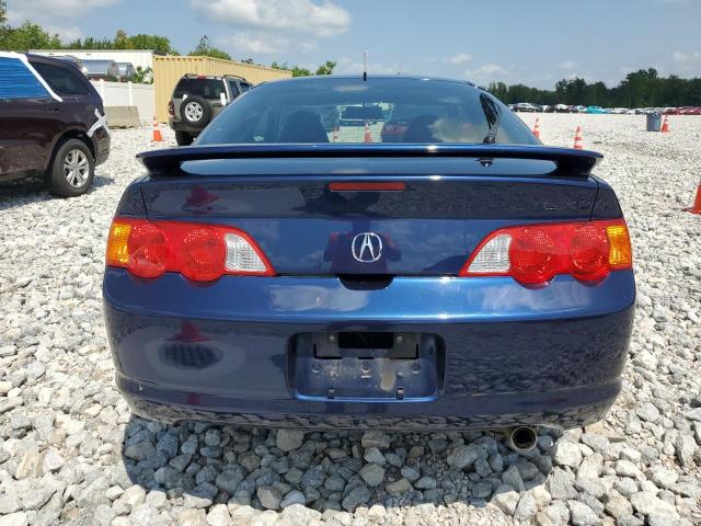 JH4DC54864S007095 - 2004 ACURA RSX BLUE photo 6