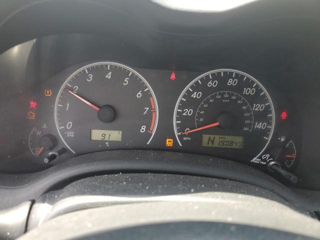2T1BU4EE1BC572910 - 2011 TOYOTA COROLLA BASE Արծաթագույն լուսանկար 9