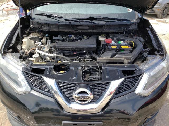 KNMAT2MV5GP625699 - 2016 NISSAN ROGUE S BLACK photo 11