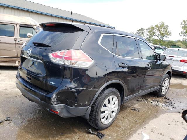 KNMAT2MV5GP625699 - 2016 NISSAN ROGUE S BLACK photo 3