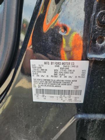 2LMDJ6JK0DBL48502 - 2013 LINCOLN MKX BLACK photo 13