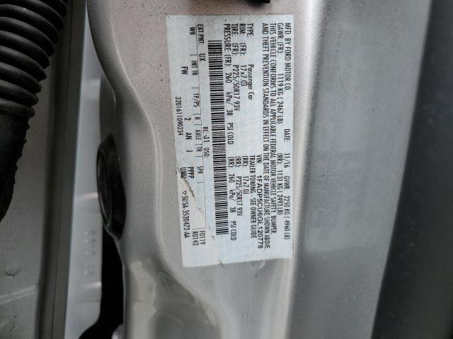 1FADP5CU6GL120778 - 2016 FORD C-MAX PREMIUM SEL SILVER photo 13