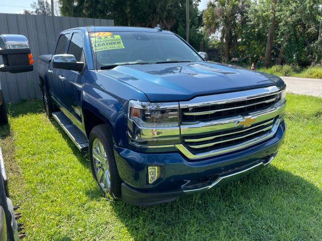 3GCUKTEJ6HG135327 - 2017 CHEVROLET SILVERADO K1500 HIGH COUNTRY BLUE photo 1