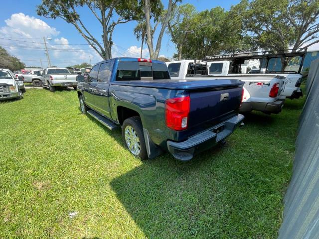 3GCUKTEJ6HG135327 - 2017 CHEVROLET SILVERADO K1500 HIGH COUNTRY BLUE photo 3