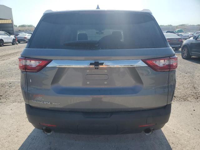 1GNEVFKW7MJ174974 - 2021 CHEVROLET TRAVERSE LS GRAY photo 6