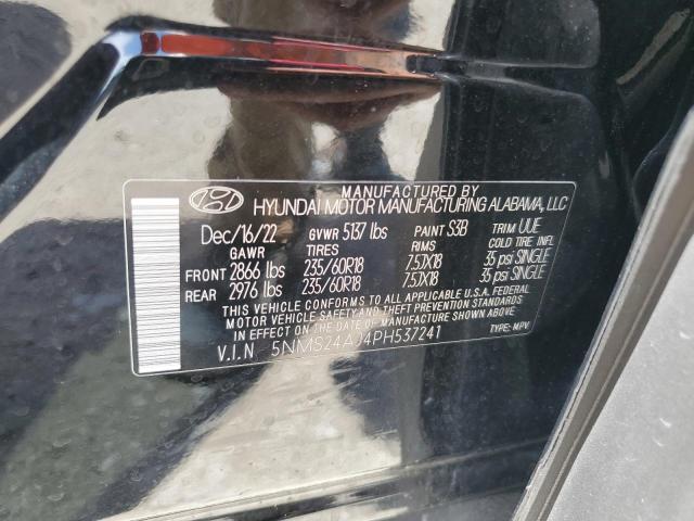 5NMS24AJ4PH537241 - 2023 HYUNDAI SANTA FE SEL Qara foto 13