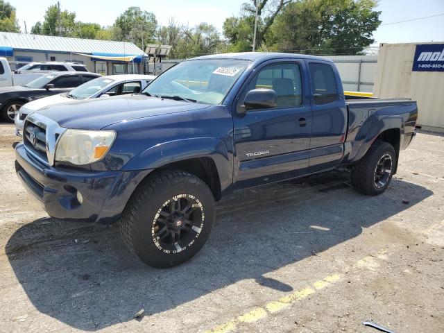 5TETU62N07Z425029 - 2007 TOYOTA TACOMA PRERUNNER ACCESS CAB BLUE photo 1