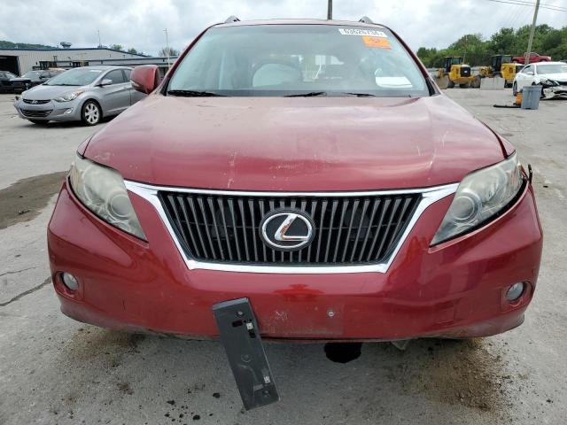 2T2ZK1BA0AC025738 - 2010 LEXUS RX 350 RED photo 5