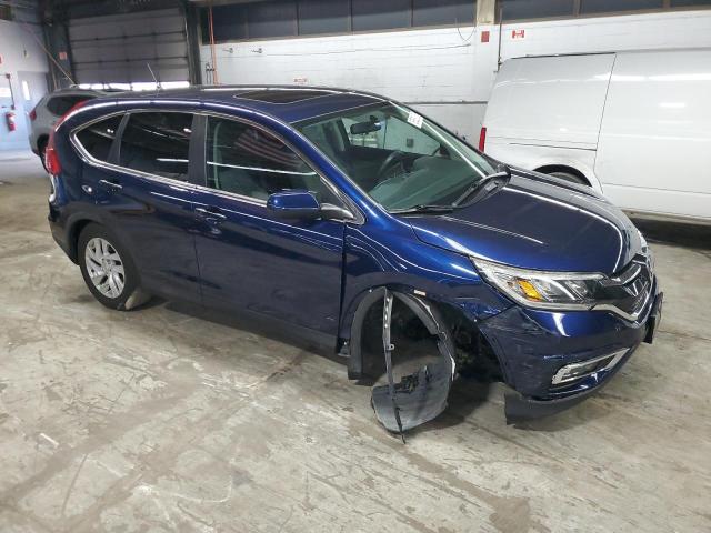 2HKRM4H58FH697027 - 2015 HONDA CR-V EX BLUE photo 4