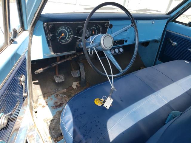 CS248T141943 - 1968 CHEVROLET C20 BLUE photo 8