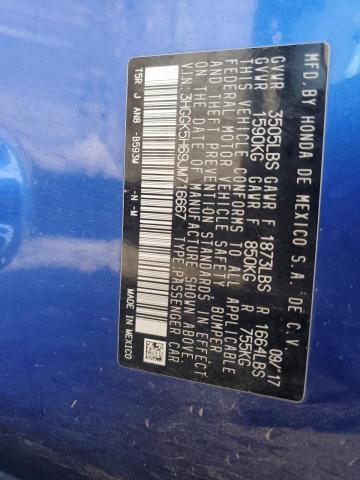 3HGGK5H69JM716667 - 2018 HONDA FIT SPORT Көк фото 12