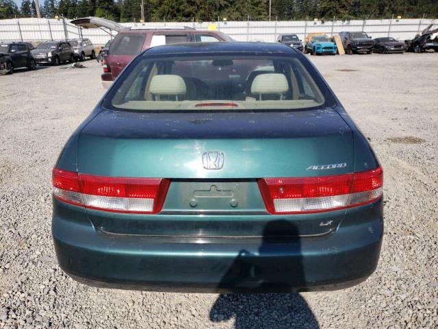 3HGCM56343G702887 - 2003 HONDA ACCORD LX GREEN photo 6