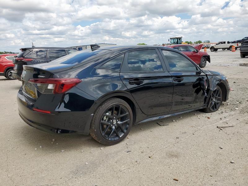 2HGFE4F82SH316127 - 2025 HONDA CIVIC SPORT BLACK photo 3