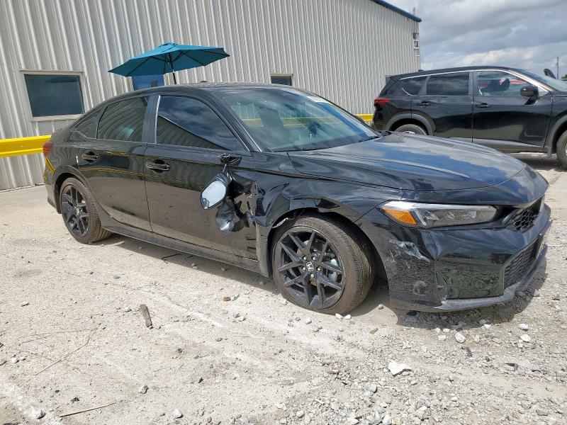 2HGFE4F82SH316127 - 2025 HONDA CIVIC SPORT BLACK photo 4