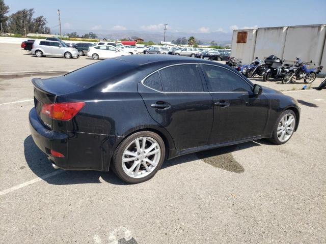 JTHBE262465010068 - 2006 LEXUS IS 350 BLACK photo 3