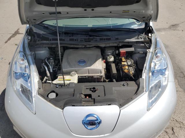 1N4AZ0CP9EC332680 - 2014 NISSAN LEAF S SILVER photo 11