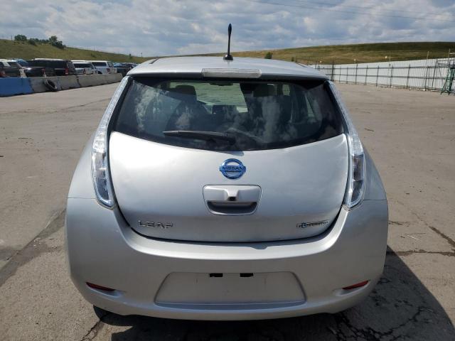 1N4AZ0CP9EC332680 - 2014 NISSAN LEAF S SILVER photo 6