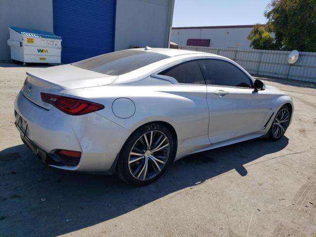 JN1EV7EK0HM360077 - 2017 INFINITI Q60 PREMIUM SILVER photo 3