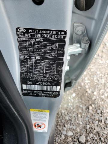 SALFT24N08H064838 - 2008 LAND ROVER LR2 HSE TECHNOLOGY GRAY photo 13