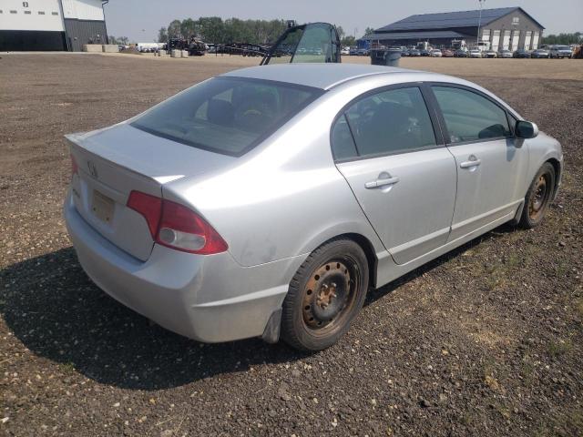 2HGFA16699H101363 - 2009 HONDA CIVIC LX-S SILVER photo 3