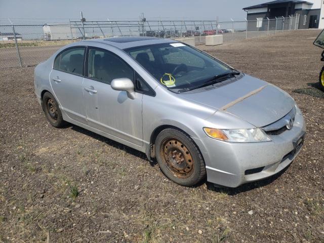 2HGFA16699H101363 - 2009 HONDA CIVIC LX-S 银色 照片 4