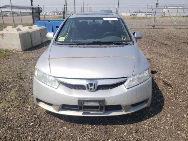 2HGFA16699H101363 - 2009 HONDA CIVIC LX-S 银色 照片 5