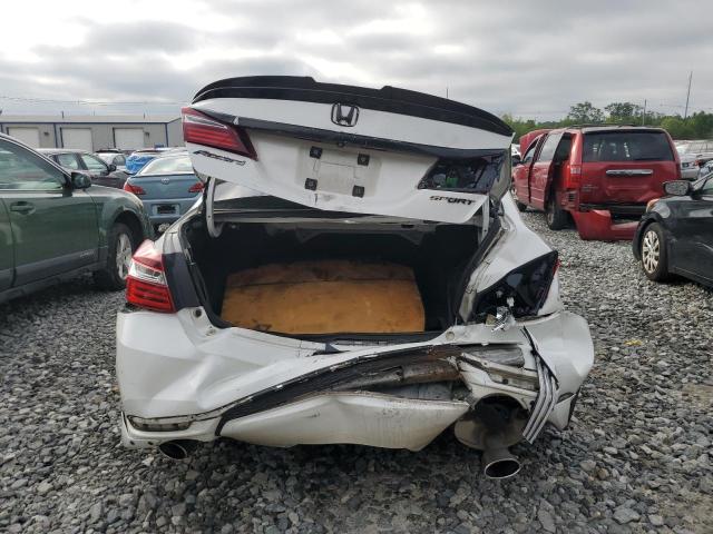 1HGCR2F54HA290008 - 2017 HONDA ACCORD SPORT Ақ фото 6