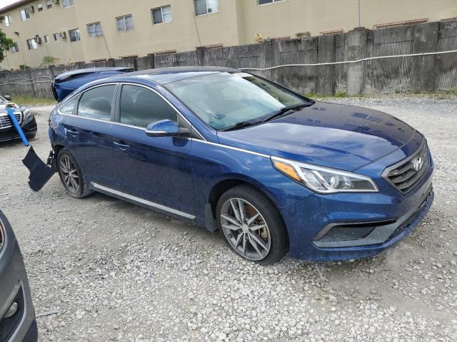 5NPE34AB4HH462614 - 2017 HYUNDAI SONATA SPORT BLUE photo 4