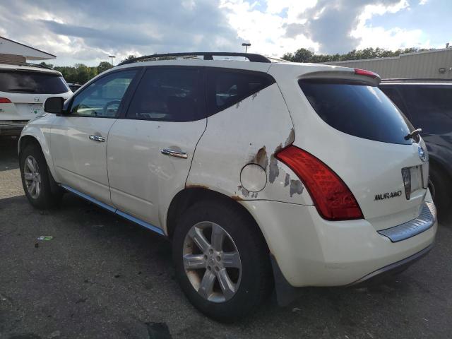 JN8AZ08WX7W608042 - 2007 NISSAN MURANO SL WHITE photo 2