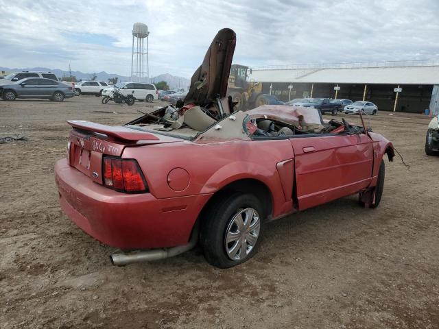 1FAFP40421F218266 - 2001 FORD MUSTANG RED photo 3