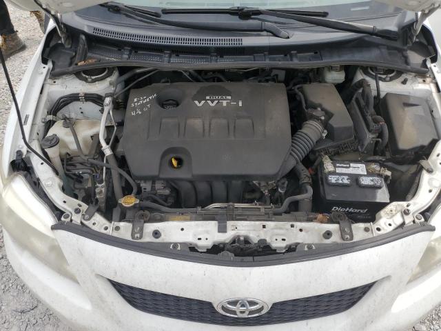 JTDBU4EE3AJ064893 - 2010 TOYOTA COROLLA BASE Blanc photo 11