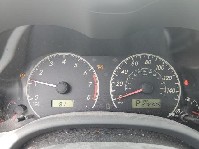 JTDBU4EE3AJ064893 - 2010 TOYOTA COROLLA BASE Blanc photo 9