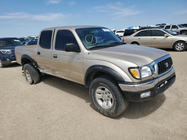 5TEGN92NX1Z793404 - 2001 TOYOTA TACOMA DOUBLE CAB PRERUNNER GOLD photo 4