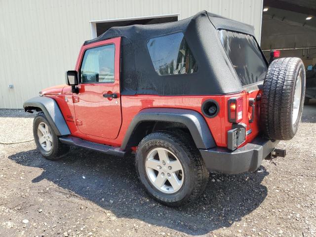 1C4AJWAGXGL345853 - 2016 JEEP WRANGLER SPORT წითელი ფოტო 2