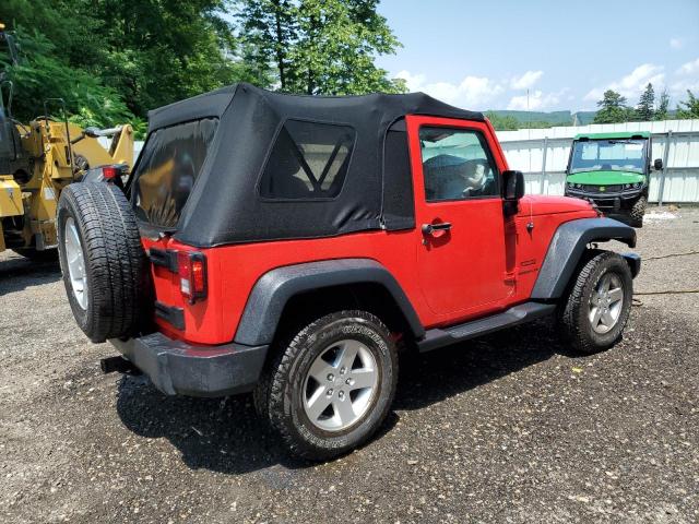 1C4AJWAGXGL345853 - 2016 JEEP WRANGLER SPORT წითელი ფოტო 3