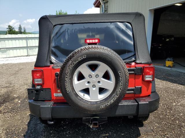 1C4AJWAGXGL345853 - 2016 JEEP WRANGLER SPORT წითელი ფოტო 6