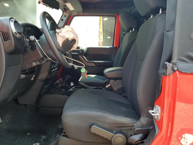 1C4AJWAGXGL345853 - 2016 JEEP WRANGLER SPORT წითელი ფოტო 7