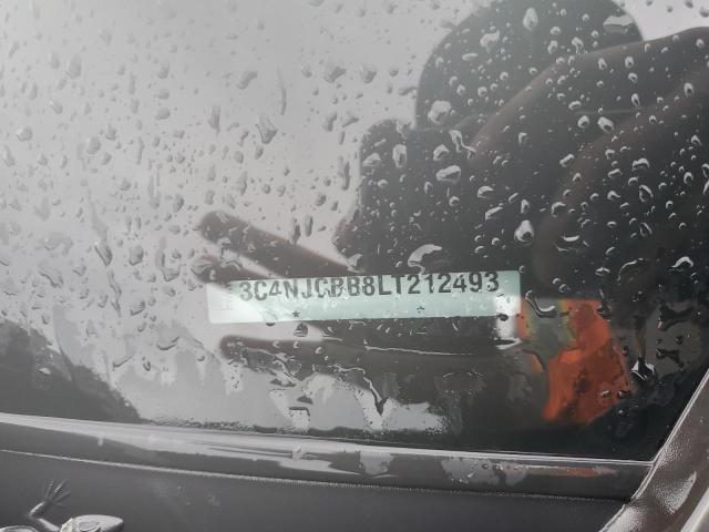 3C4NJCBB8LT212493 - 2020 JEEP COMPASS LATITUDE BLACK photo 13