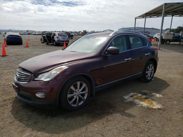 JN1AJ0HP4CM400498 - 2012 INFINITI EX35 BASE ბურგუნდია ფოტო 1