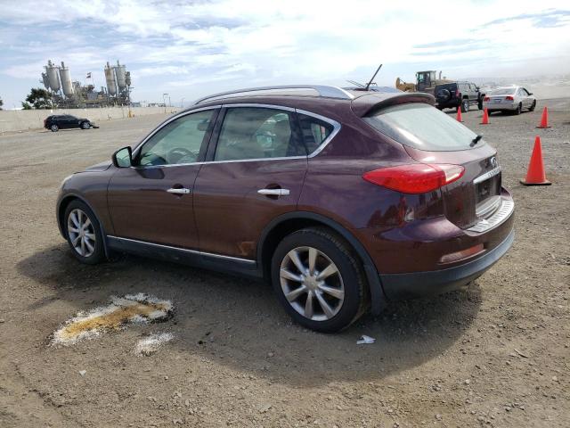 JN1AJ0HP4CM400498 - 2012 INFINITI EX35 BASE ბურგუნდია ფოტო 2