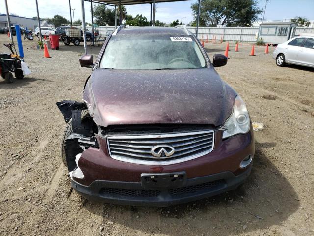 JN1AJ0HP4CM400498 - 2012 INFINITI EX35 BASE ბურგუნდია ფოტო 5