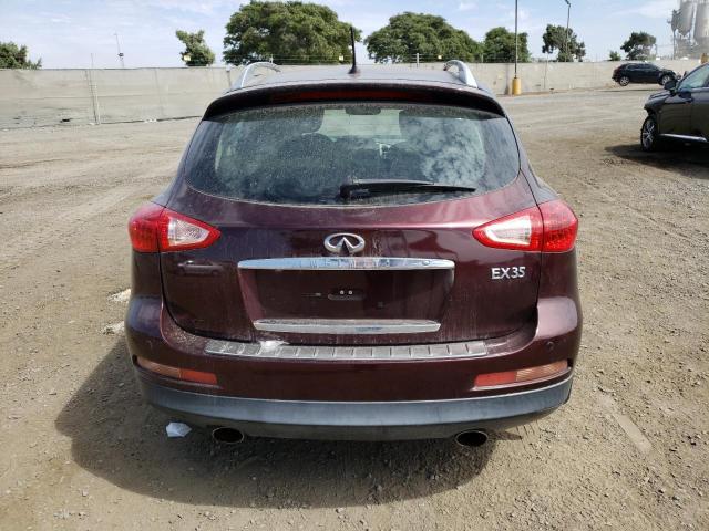 JN1AJ0HP4CM400498 - 2012 INFINITI EX35 BASE ბურგუნდია ფოტო 6
