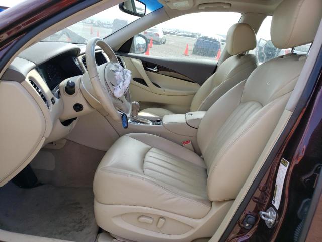 JN1AJ0HP4CM400498 - 2012 INFINITI EX35 BASE ბურგუნდია ფოტო 7