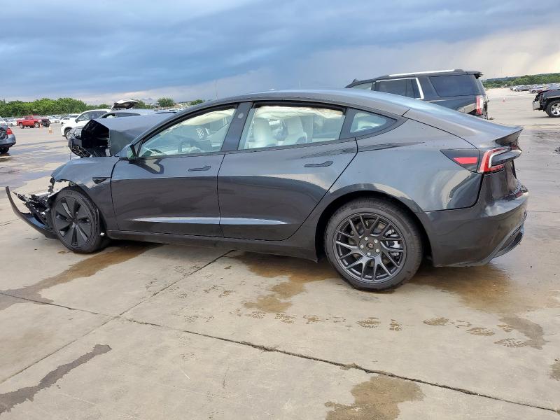 5YJ3E1EA3SF968586 - 2025 TESLA MODEL 3 GRAY photo 2