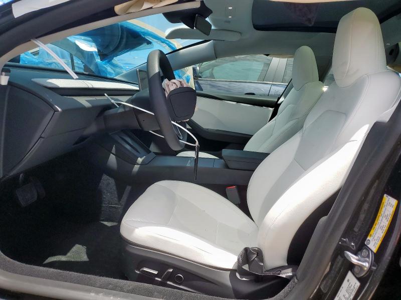 5YJ3E1EA3SF968586 - 2025 TESLA MODEL 3 GRAY photo 7