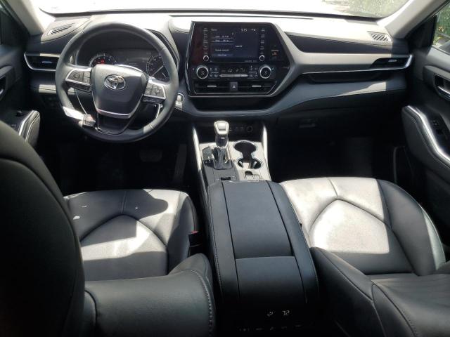 5TDGZRAH2NS555338 - 2022 TOYOTA HIGHLANDER XLE SILVER photo 8