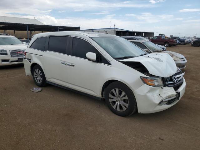 5FNRL5H62EB049570 - 2014 HONDA ODYSSEY EXL WHITE photo 4