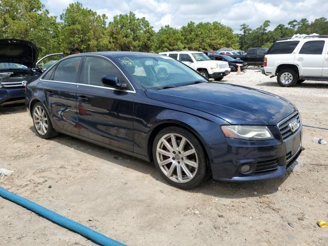 WAUEFAFLXAN017918 - 2010 AUDI A4 PREMIUM PLUS BLUE photo 4